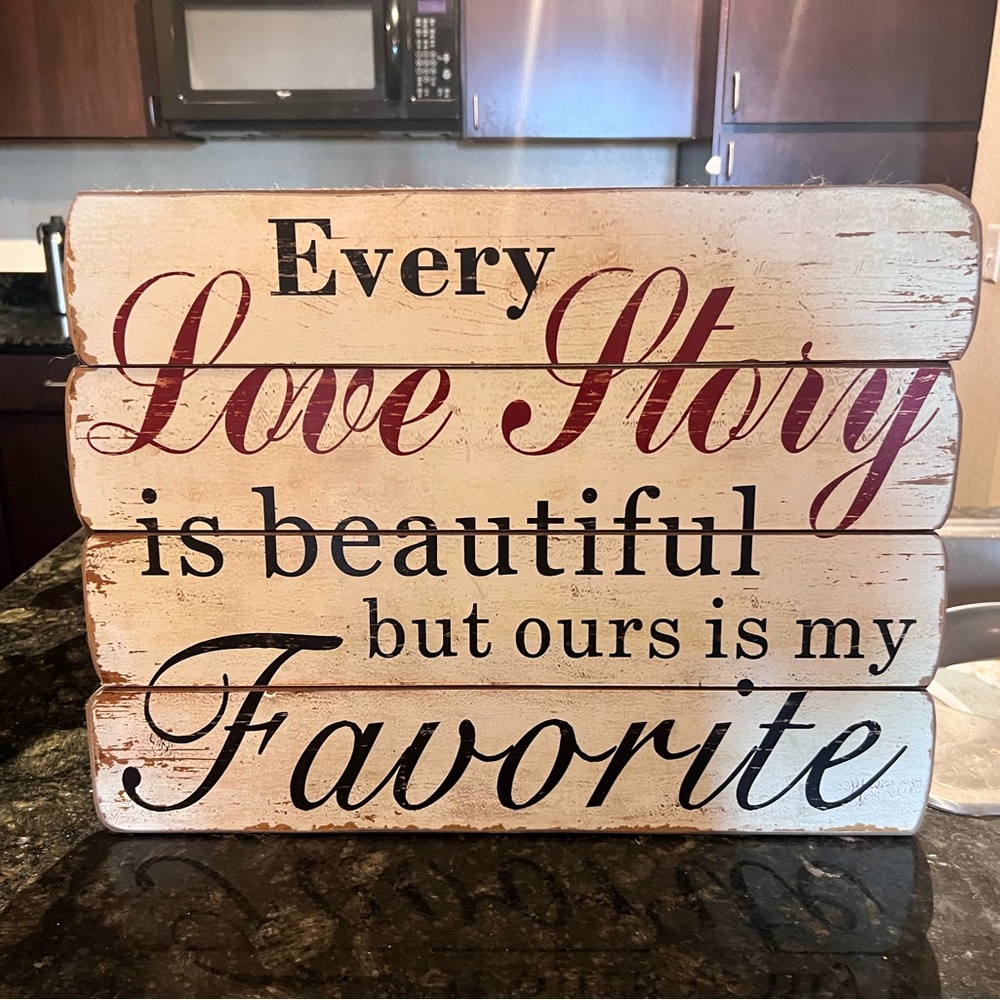 Wall decor that hung on my wall in the living room.